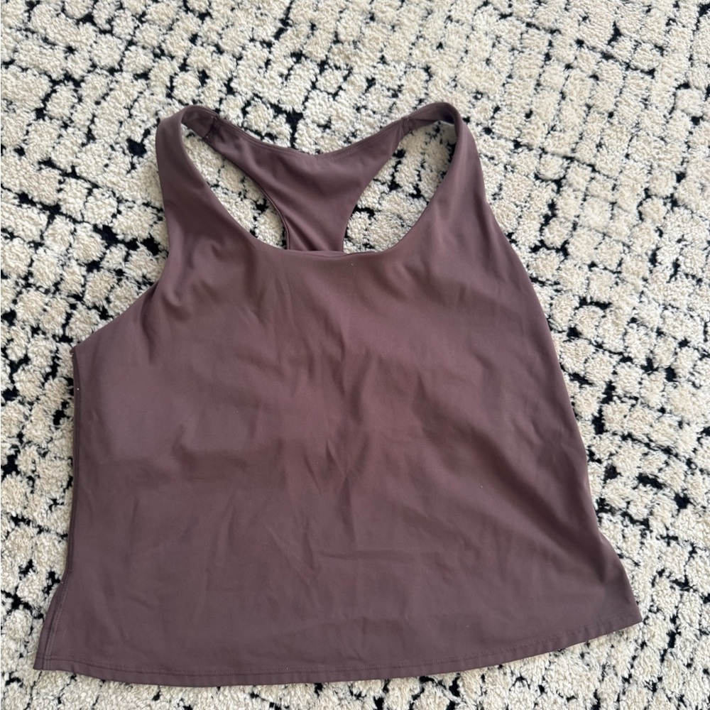 Old Navy Mauve Brown Racerback Tank Top